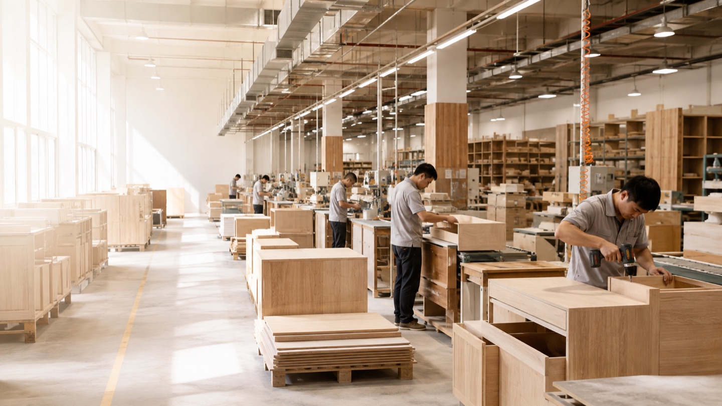 家具制造车间实景